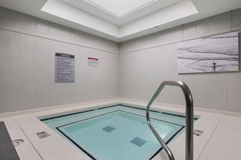 Indoor  year round hot tub